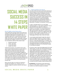 White Paper: Social Media Success in 14 Steps
